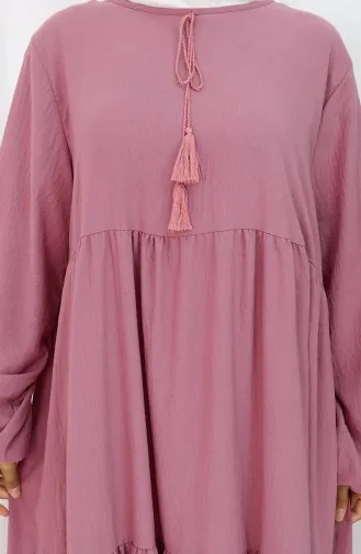 Tiered Collar Layered Dress 4107-11 Dark Dusty Rose 4107-11