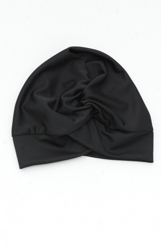 Maillot de Bain Hijab Noir 2501-01