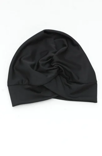 Kurzarm Pool Badeanzug 2501-01 Schwarz 2501-01