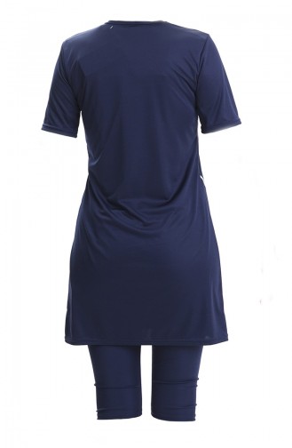Maillot de Bain Hijab Bleu Marine 2501-02