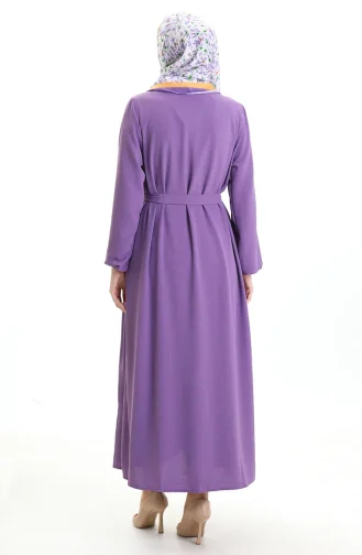 Asil Abaya Suit 0336-09 Purple 0336-09
