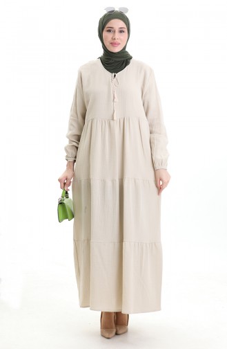 Robe Hijab Crème 6050-06