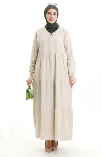 Muslin Dress 6050-06 Cream 6050-06