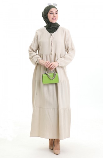 Robe Hijab Crème 6050-06