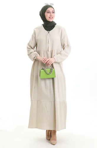 Muslin Dress 6050-06 Cream 6050-06