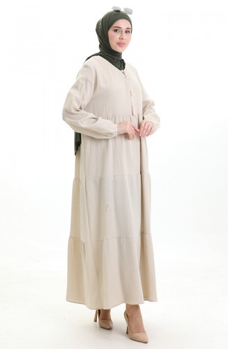 Robe Hijab Crème 6050-06