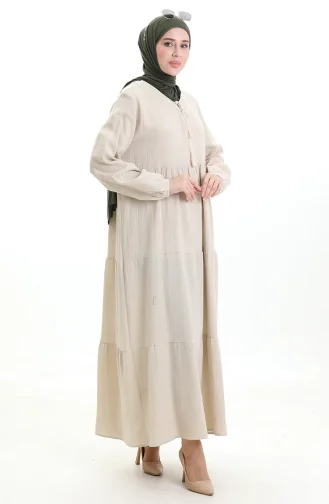 Muslin Dress 6050-06 Cream 6050-06