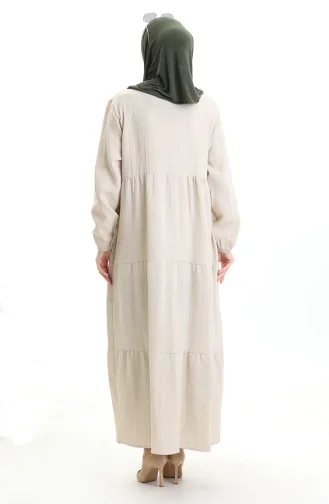 Muslin Dress 6050-06 Cream 6050-06