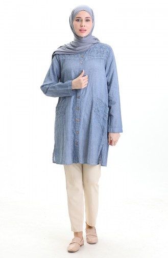 Ice Blue Tunics 0548-02
