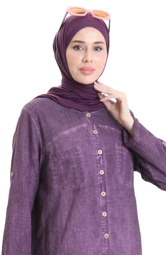 Authentic Hemd 0333-02 Lila 0333-02