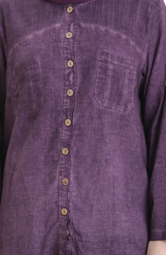 Authentic Hemd 0333-02 Lila 0333-02