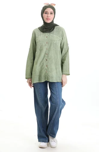 قميص أصلي 0333-03 أخضر فاتح 0333-03