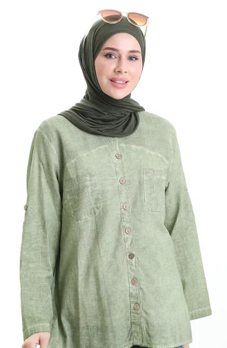 قميص أصلي 0333-03 أخضر فاتح 0333-03