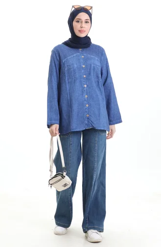 Chemise Authentique 0333-05 Indigo 0333-05