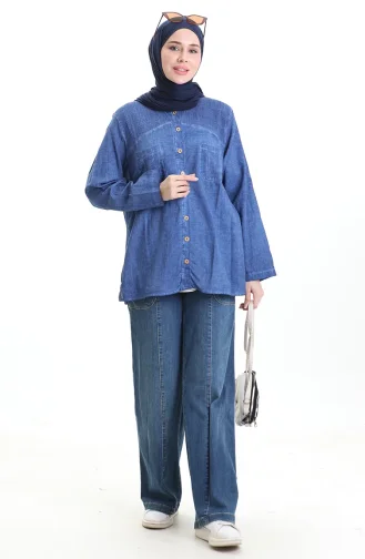 Chemise Authentique 0333-05 Indigo 0333-05