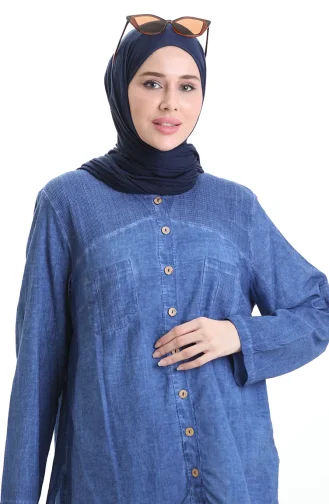 Chemise Authentique 0333-05 Indigo 0333-05