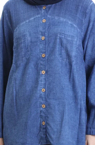 Chemise Authentique 0333-05 Indigo 0333-05