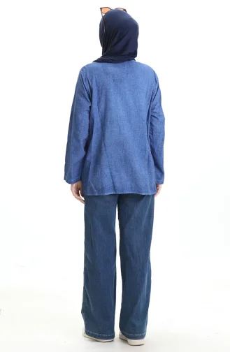 Chemise Authentique 0333-05 Indigo 0333-05