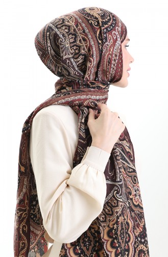 Paris İpek Şal 0001-01 Bordo