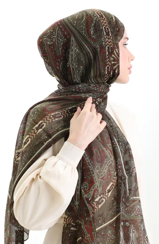 Châle En Laine Tokyo 0002-07 Cerise 0002-07