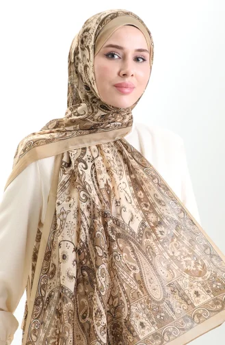 Châle En Laine Tokyo 0003-01 Beige 0003-01