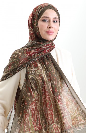 Claret Red Shawl 0003-03