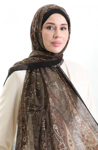 Tokyo Wool Shawl 0003-11 Mink Brown 0003-11