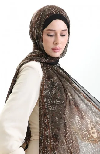 Tokyo Wool Shawl 0003-11 Mink Brown 0003-11