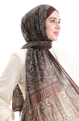 Châle En Laine Tokyo 0004-04 Bordeaux Foncé 0004-04