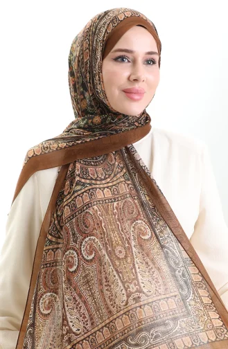 Châle En Laine Tokyo 0004-06 Café Au Lait 0004-06