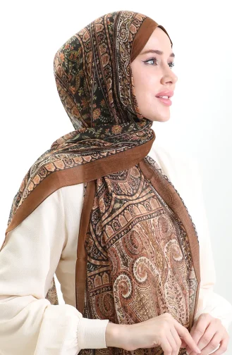 Châle En Laine Tokyo 0004-06 Café Au Lait 0004-06