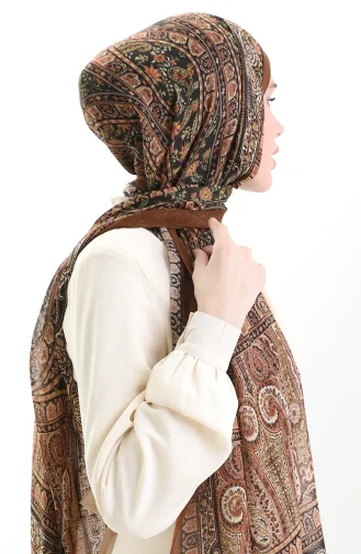 Châle En Laine Tokyo 0004-06 Café Au Lait 0004-06