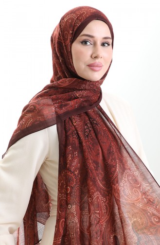 Claret Red Shawl 0005-01