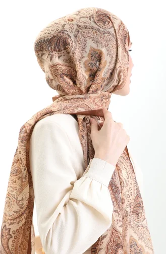 Tokyo Yün Şal 0005-05 Taba