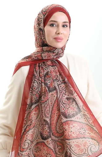 Tokyo Yün Şal 0006-01 Bordo