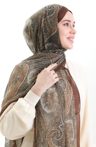 Tokyo Yün Şal 0006-02 Kahverengi
