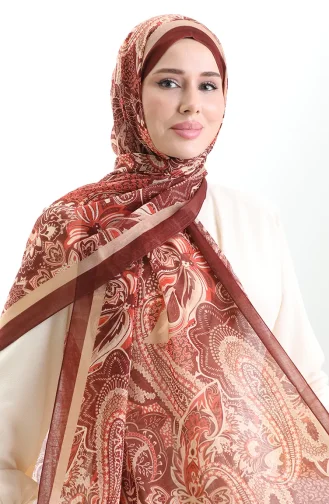 Tokyo Yün Şal 0007-02 Bordo