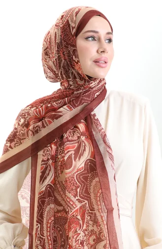 Tokyo Yün Şal 0007-02 Bordo