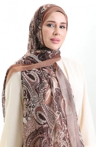 Tokyo Wool Shawl 0007-04 Brown 0007-04