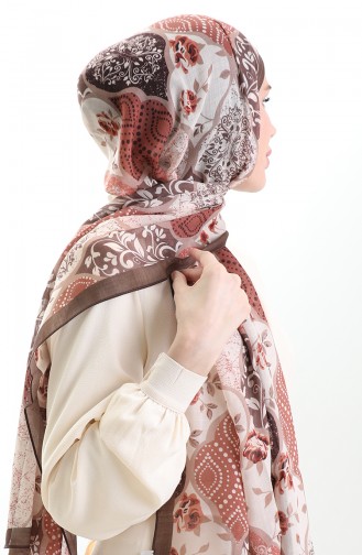 Dusty Rose Shawl 0009-01