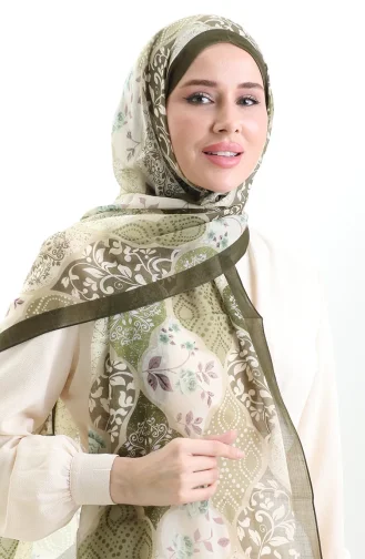 Châle En Laine Tokyo 0009-04 Vert 0009-04