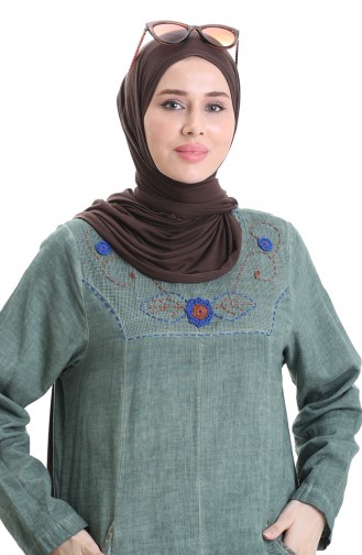 Robe Hijab Khaki 8595-01