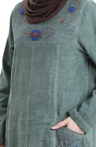 Robe Hijab Khaki 8595-01