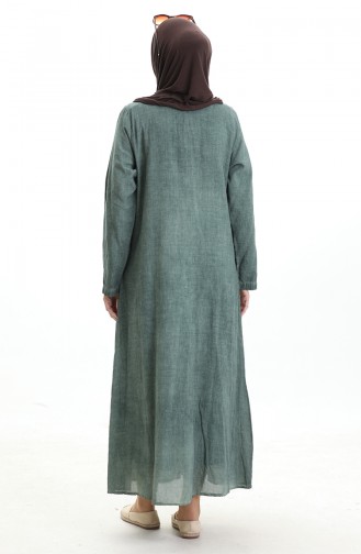 Robe Hijab Khaki 8595-01
