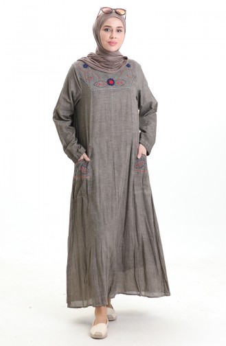 Robe Hijab Beige 8595-02