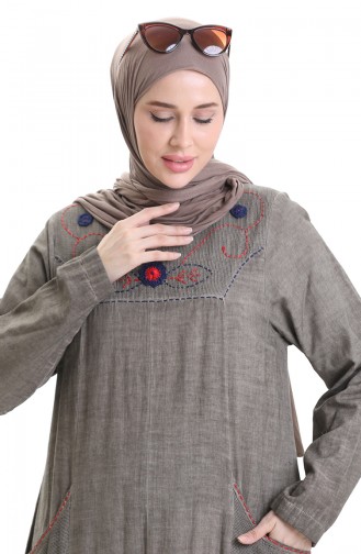 Robe Hijab Beige 8595-02