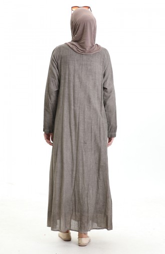 Robe Hijab Beige 8595-02
