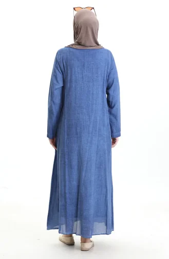 Şile Cloth Authentic Dress 8595-03 Indigo 8595-03