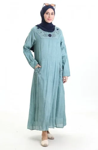 Şile Cloth Authentic Kleid 8595-04 Mandelgrün 8595-04