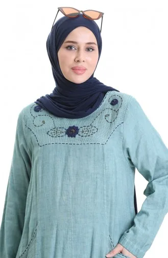 Şile Cloth Authentic Kleid 8595-04 Mandelgrün 8595-04